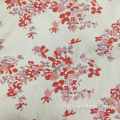 Rượu vang đỏ in hoa Jacquard Farbic